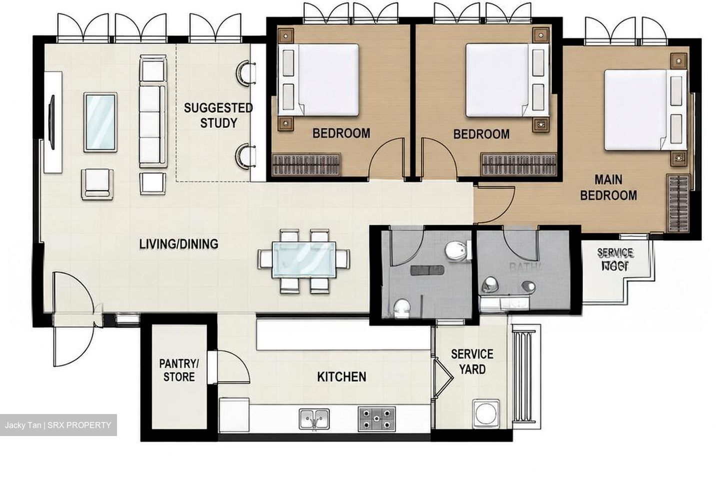 Blk 662D Waterway Sundew (Punggol), HDB 5 Rooms #583539281